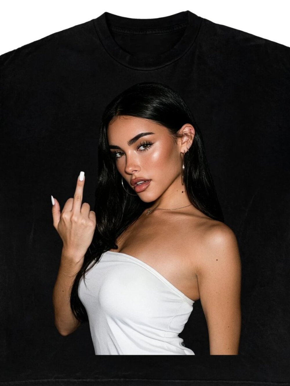 Madison Beer Vintage Graphic T-Shirt Black